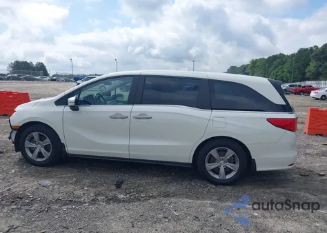 2018 Honda Odyssey Ex-L из США, поврежденный, VIN 5FNRL6H7XJB108499